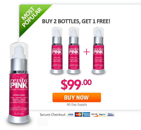 revitaPINK - Buy Two Bottles, Get One Free | Best Intimate Whitening Gel for Men and Women